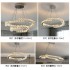 Italian style light luxury living room pendant light, dining room master light, bedroom light, whole house combination, crystal lighting, intelligent eye protection home furnishings