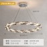 Crystal pendant light 2025 new restaurant lighting minimalist bedroom light modern living room intelligent control modern minimalist