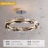 Modern minimalist LED bedroom ceiling light 2025 new master bedroom crystal light minimalist high-end entrance hallway light