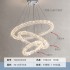 Living room pendant light 2025 new crystal simple modern bedroom light dining room Zhongshan lighting intelligent voice control
