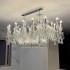 French style luxury crystal chandelier, European style living room chandelier, high-end feel, new restaurant light, retro romantic master bedroom light