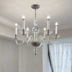 French style antique restaurant lights, bedroom chandeliers, modern minimalist study lighting fixtures, high-end light luxury living room crystal lights