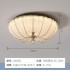 French ceiling light, Crown crystal light, Luxury bedroom room, Pumpkin light, Princess homeowner light, Full spectrum eye protection light