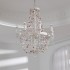 French countryside style restaurant pendant light, vintage colored crystal light, Bohemian villa courtyard light, banquet hall pendant light