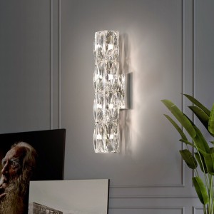 Light luxury crystal wall lamp bedroom bedside lamp wall lamp decoration living room TV background wall lamp LED lamp indoor LED