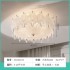 French cream style master bedroom ceiling light, creative romantic pink light, children's room light, high-end restaurant light, new style