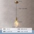 Modern minimalist bedside pendant light Nordic light luxury bedroom light creative crystal lighting, popular internet red light ice cube light