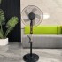 Electric fan factory wholesale floor fan 16 inch electric fan with high wind power, light sound, soft sound, small household appliances, vertical electric fan