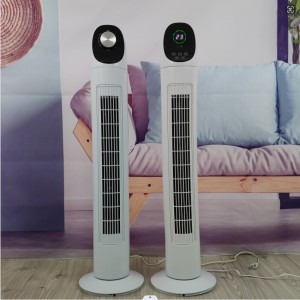 Export vertical fan customized household floor fan tower with air conditioning fan shaking head bladeless electric fan remote control tower fan