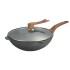 Home frying pan, wheat rice stone non stick pan, striped flat bottomed pan, no oil fume frying pan, spot wholesale, induction cooker