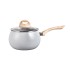 Cute baby food pot, non stick pot, household milk pot, small cooking pot, gas stove, snow flat pot, milk pot