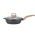 Home frying pan, wheat rice stone non stick pan, striped flat bottomed pan, no oil fume frying pan, spot wholesale, induction cooker