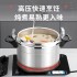 High Tech Explosion proof Restaurant Pressure Cooker Pot Thickened Commercial Canteen Extra Large Pressure Cooker 3-4 People