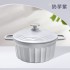 Household double ear pot, enamel pot, non stick pot, stew pot, internet famous large capacity soup pot, high appearance stew pot, spot wholesale