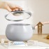 Cute baby food pot, non stick pot, household milk pot, small cooking pot, gas stove, snow flat pot, milk pot
