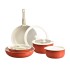 Lanya Cross border Removable Kitchenware Universal Frying 5-piece Set Frying Pot Mc Rice Stone Non stick Set Cooking Pot