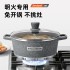 Lanya Factory Foreign Trade Die Casting Soup Pot Combination Set Non stick Pot Household Cooking Pot Soup Pot Aluminum Pot Ten piece Set